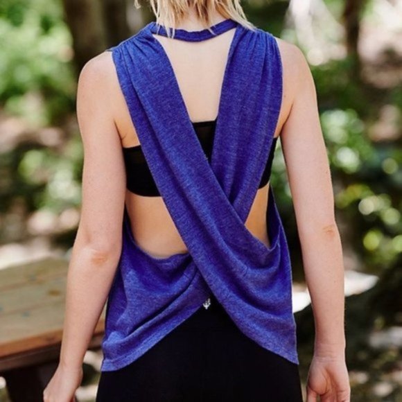 Free People Tops - FREE PEOPLE Movement No Sweat Open Back Tank Top